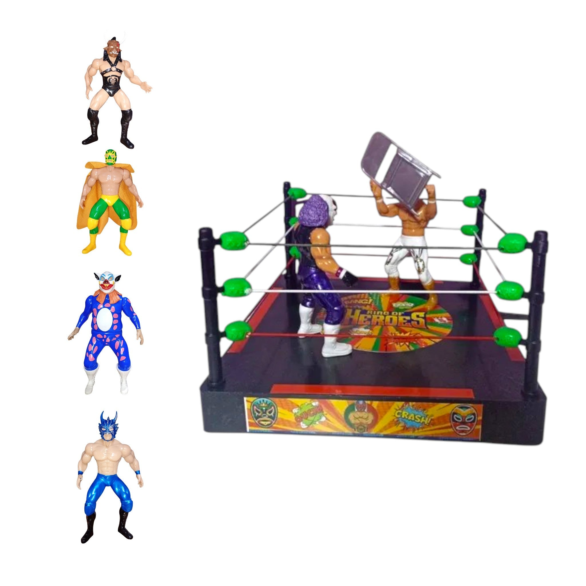 Lucha libre y Rings – Juguemax
