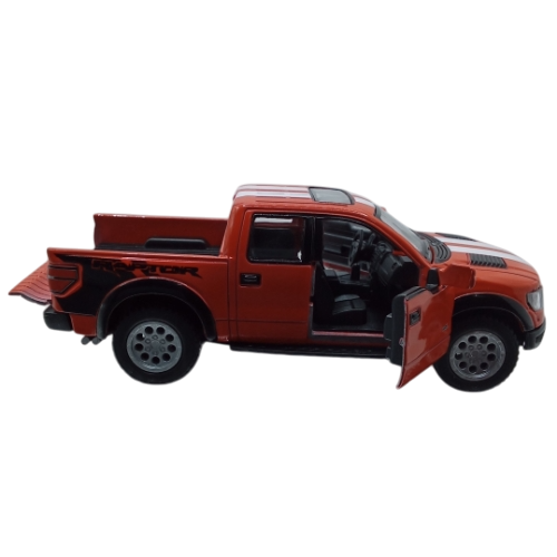 Ford raptor superCrew roja c/rayas -Chico
