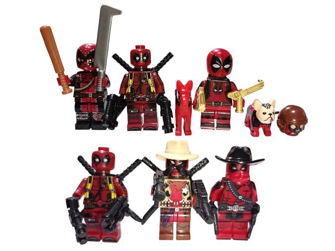 LEG DeadPool clásico 70 (venta por 1 pieza)