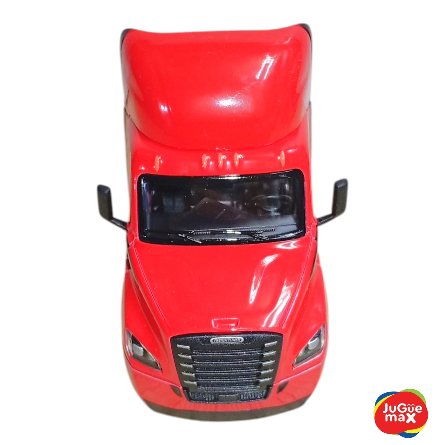 Cabeza de tráiler roja