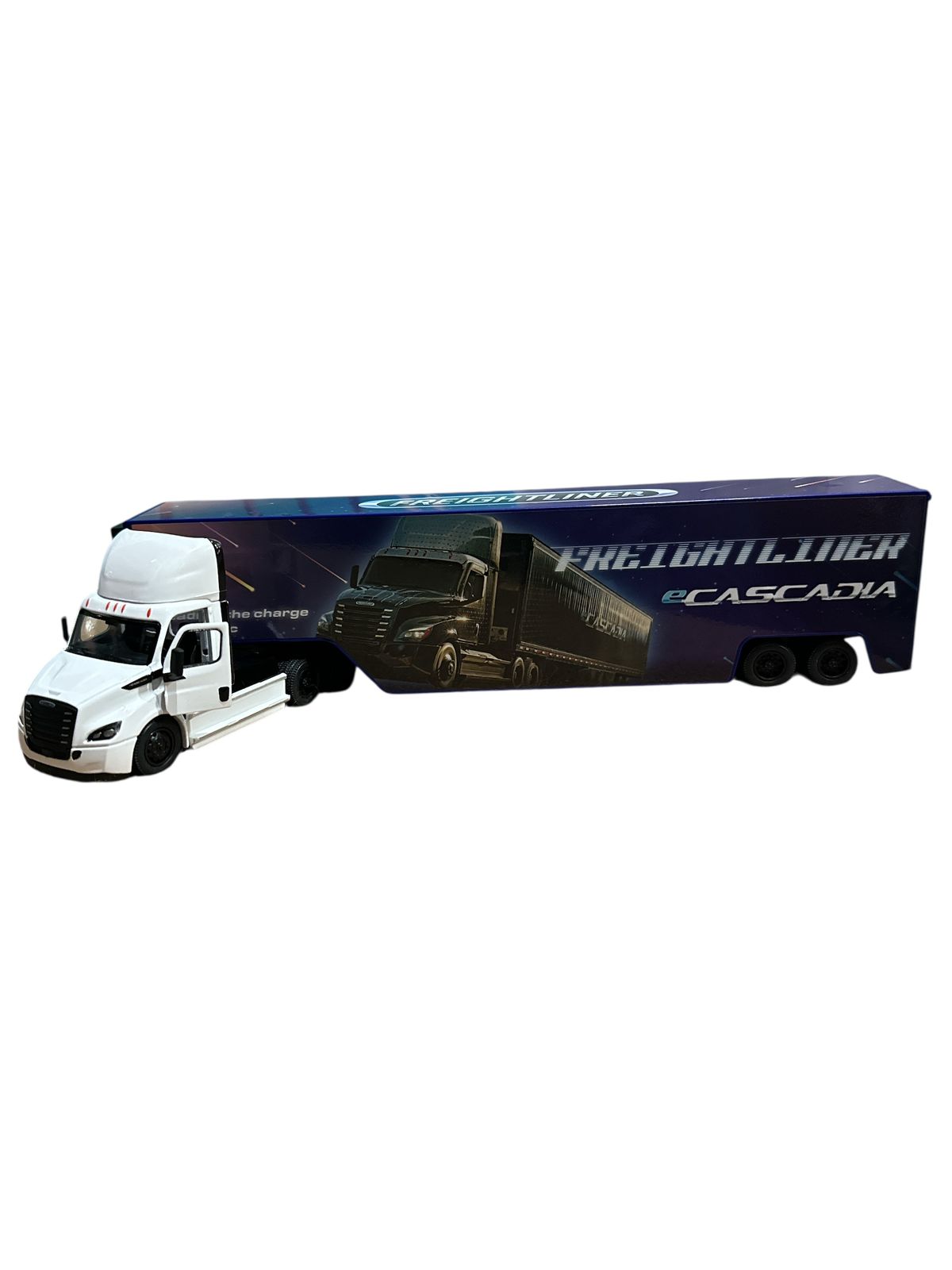 Trailer Cascadia con Caja en 3D 1/62