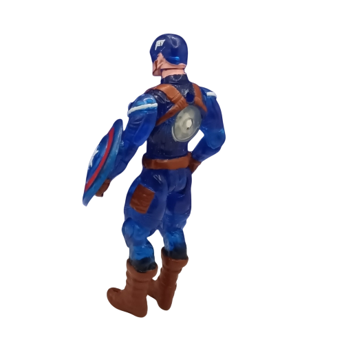 Capitán América chico articulado c/luz/ Marvel Héroes