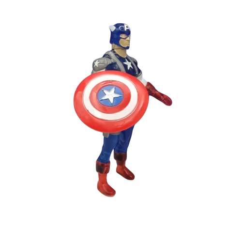 Capitán América armadura c/luz/ Marvel Héroes