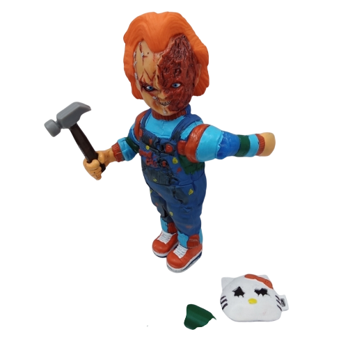 Chucky cara quemada pequeño/ Chucky