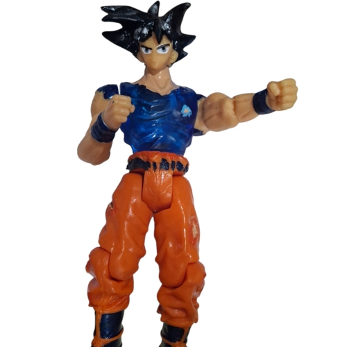 Goku Playera Azul grande
