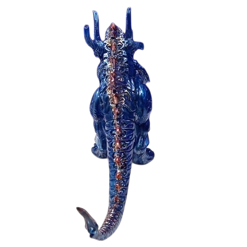 Mascota Alien azul/ Alien vs Depredador