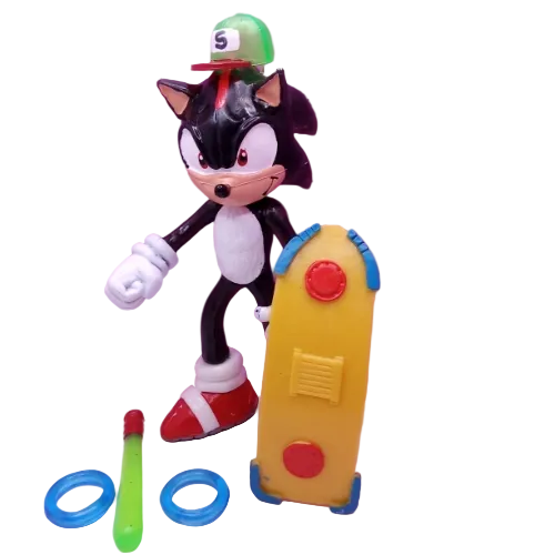 Shadow con patineta mediano/ Sonic