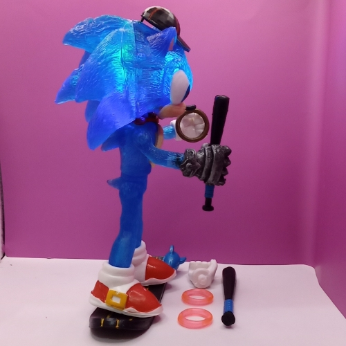 Sonic con garra y patines grande/ Sonic