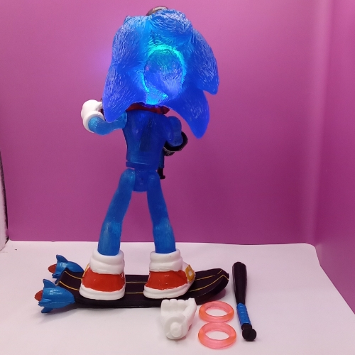 Sonic con garra y patines grande/ Sonic