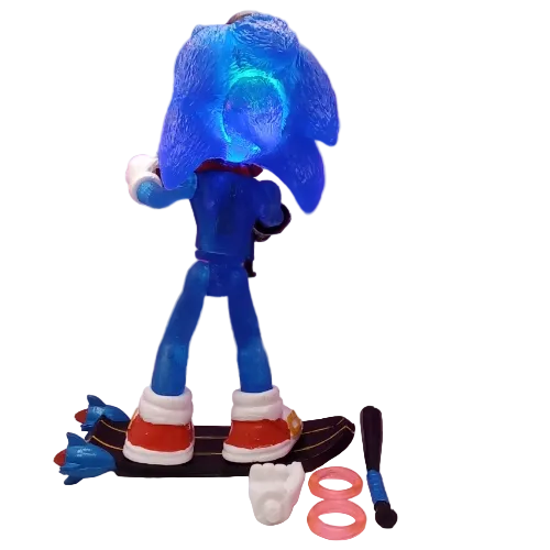 Sonic con garra y patines grande/ Sonic