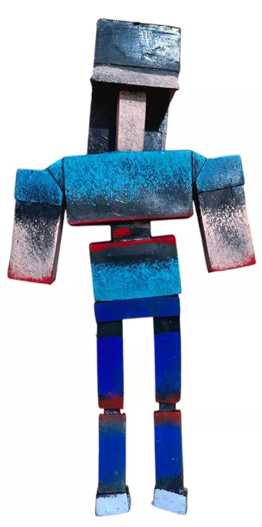 Steve zombie boca abierta/ Minecraft