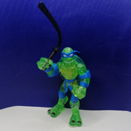 Tortuga azul con luz