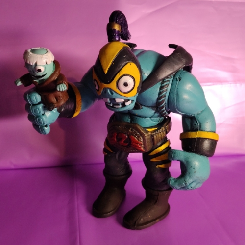 Zombiestein Luchador con niño/ Planta vs Zombies