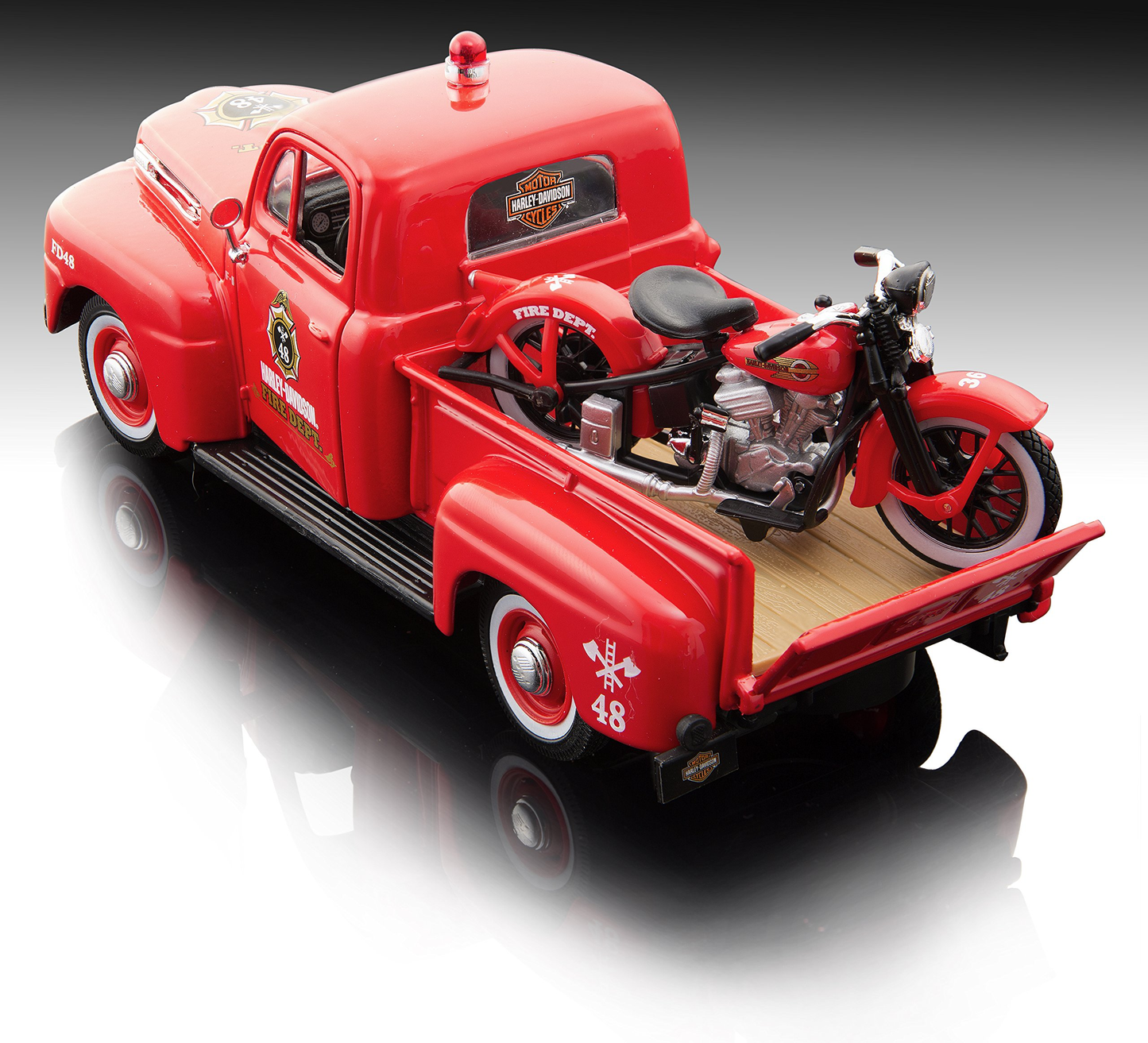 1:24 1948 FORD F-1 PICKUP & 1:24 EL KNUCKLEHEAD - Grande