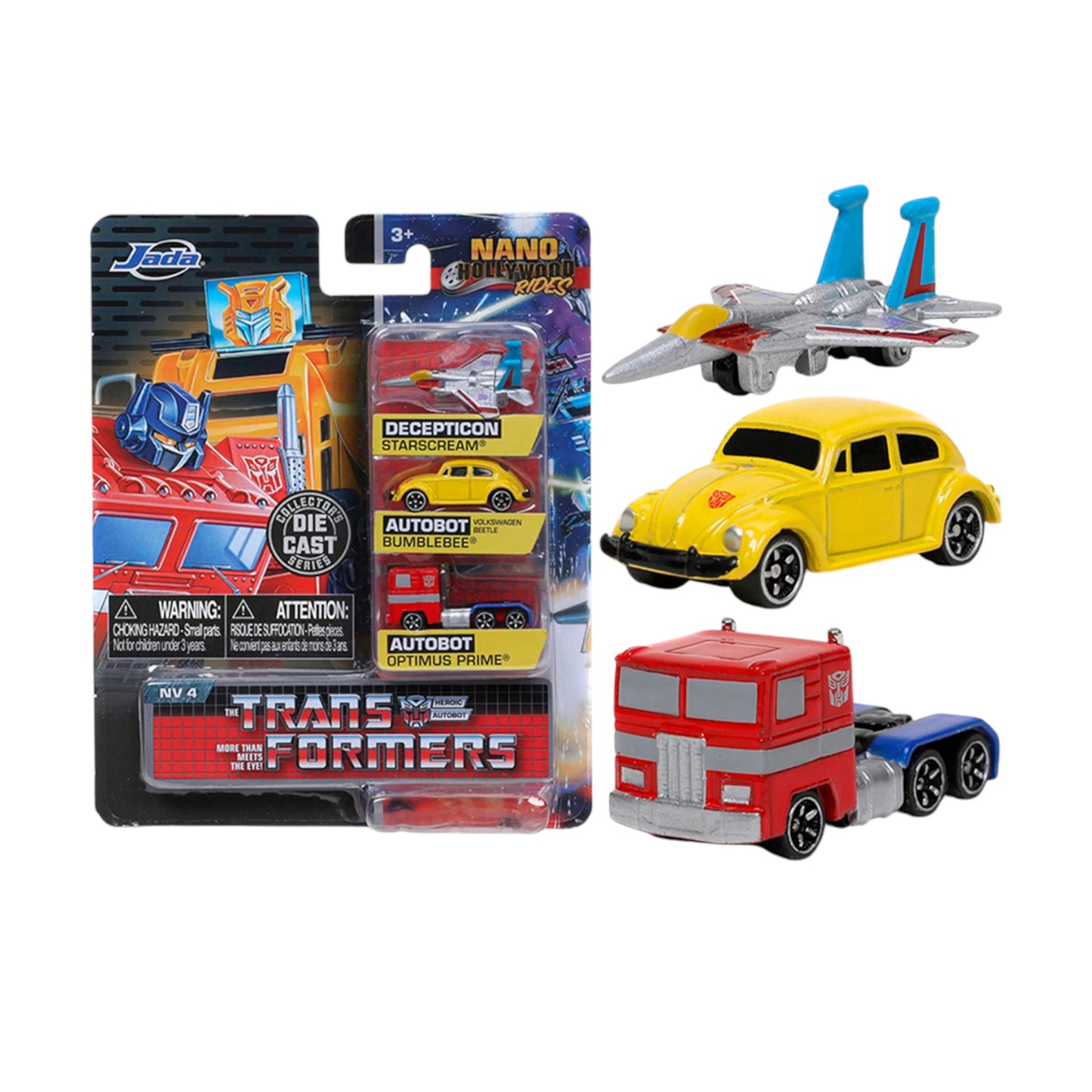 Transformers - Decepticon- Bumblebee- Optimus prime- Mini