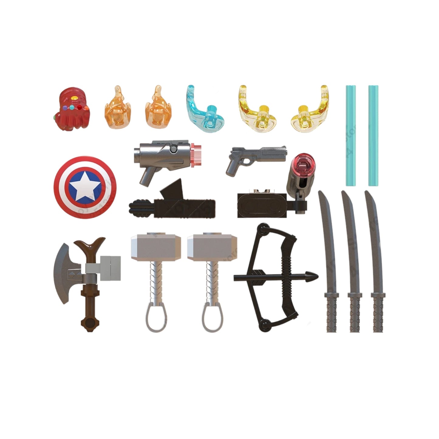Accesorios de Blocks 15 (venta por pieza)