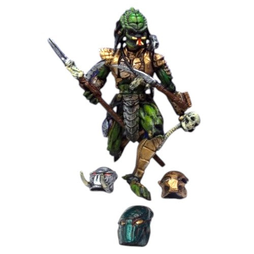Depredador verde  con accesorios/ Alien vs Depredador