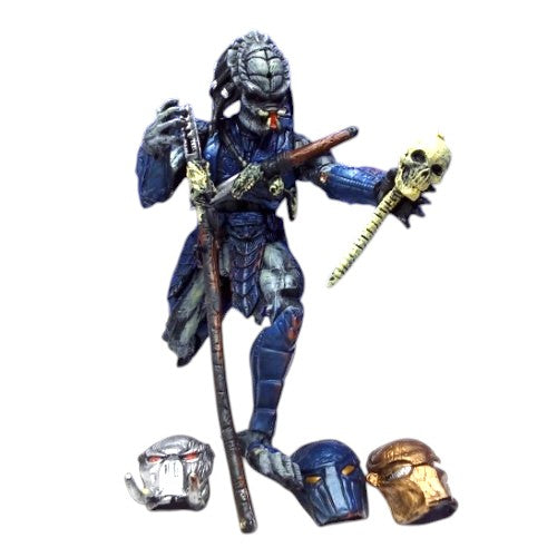 Depredador azul con accesorios/ Alien vs Depredador