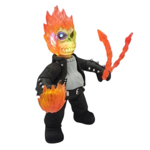 Homero Ghost Rider Esqueleto c/luz/ Los Simpson en parodia