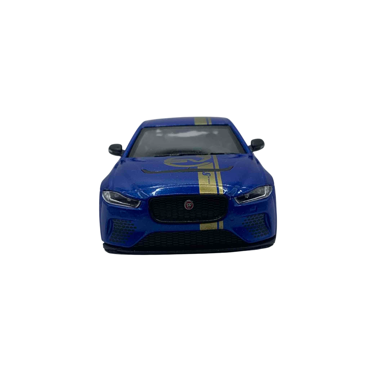 Jaguar XE Azul con Rayas Plateado - Mediano