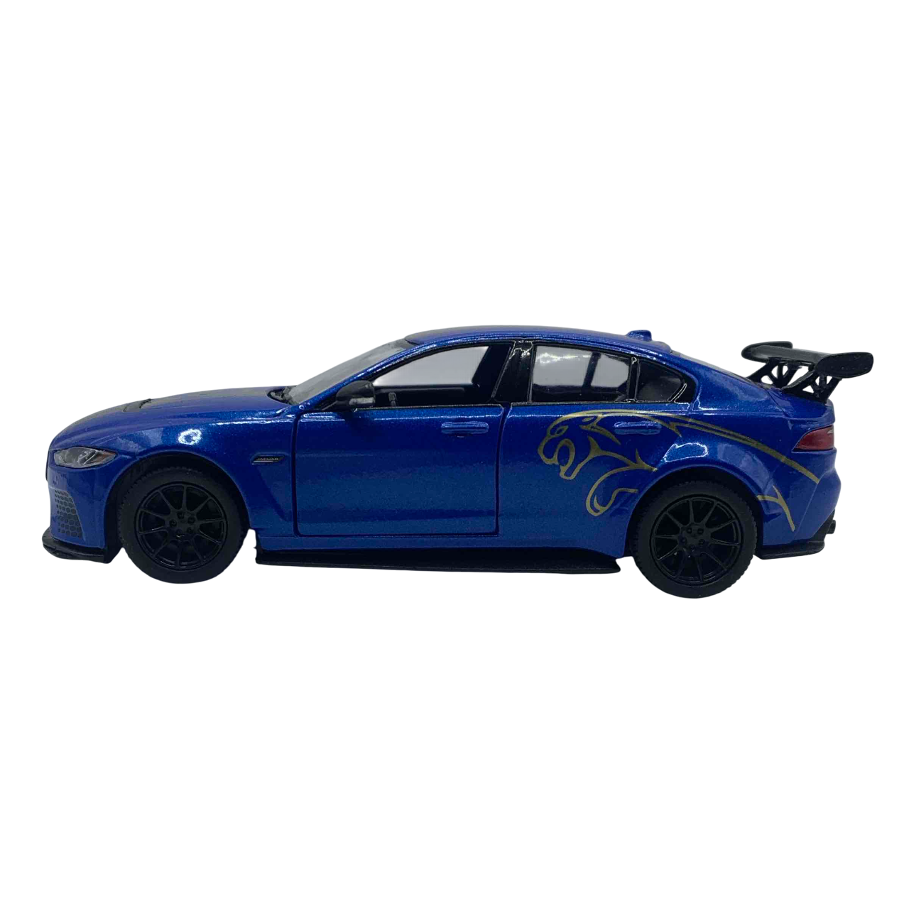 Jaguar XE Azul con Rayas Plateado - Mediano
