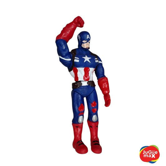 Capitán América articulado vinil/ Marvel Héroes