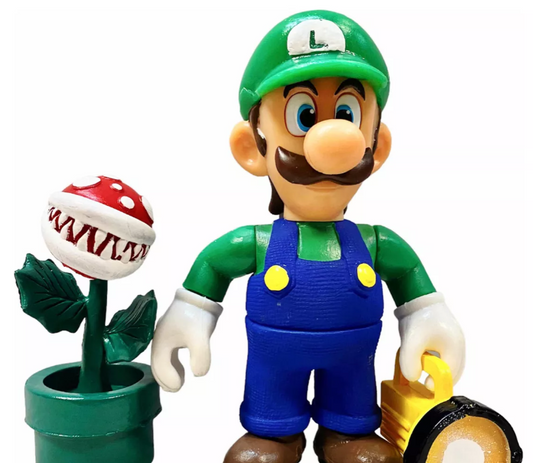 Luigi clasico chico fino/ Mario Bros