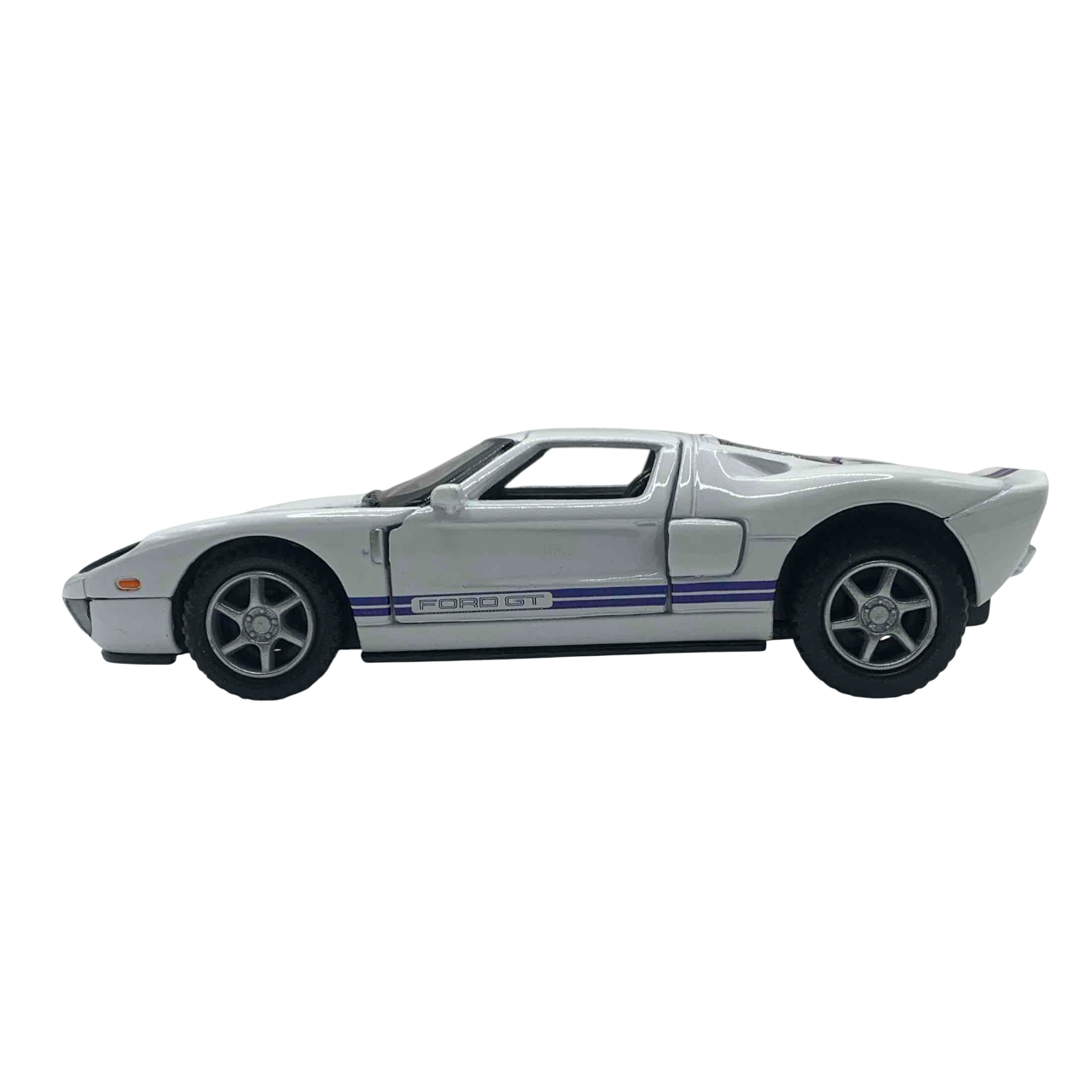 Ford GT Blanco con Rayas Azules - Mediano