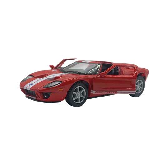 Ford GT Rojo con Rayas Blancas - Mediano