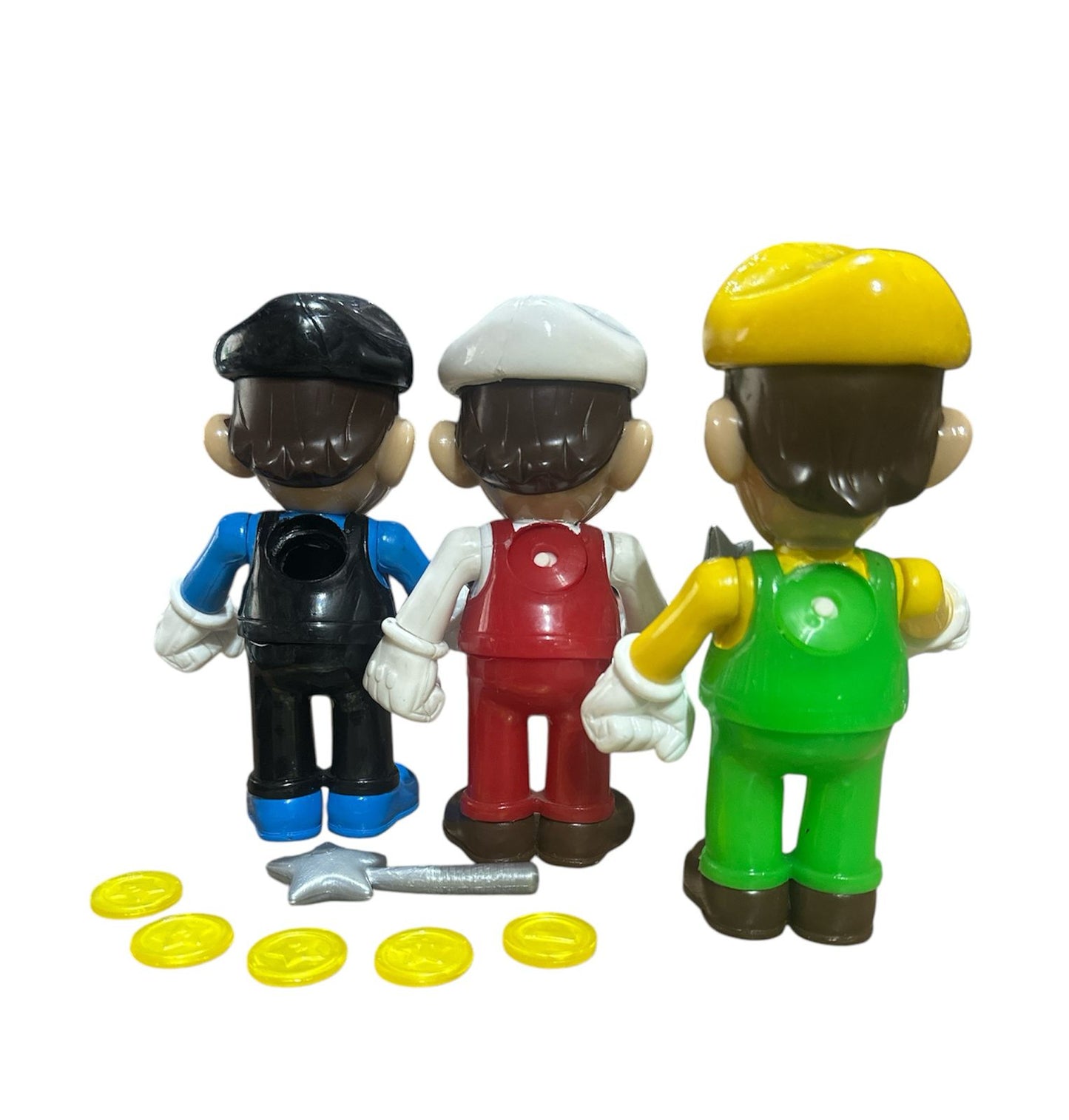 Mario Bros de monedas y trajes de colores/ Mario Bros
