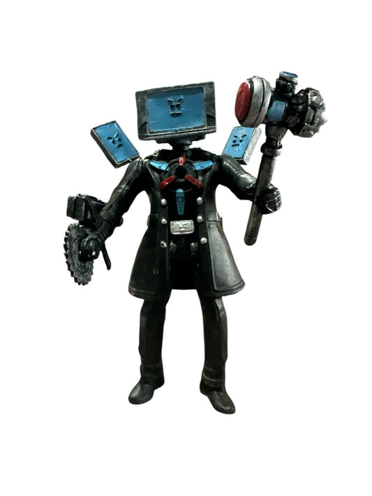 TV man mejorado con mazo