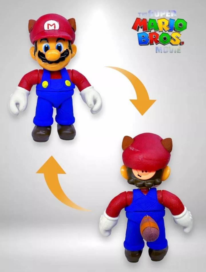 Super Mario Bros mapache fino/ Mario Bros