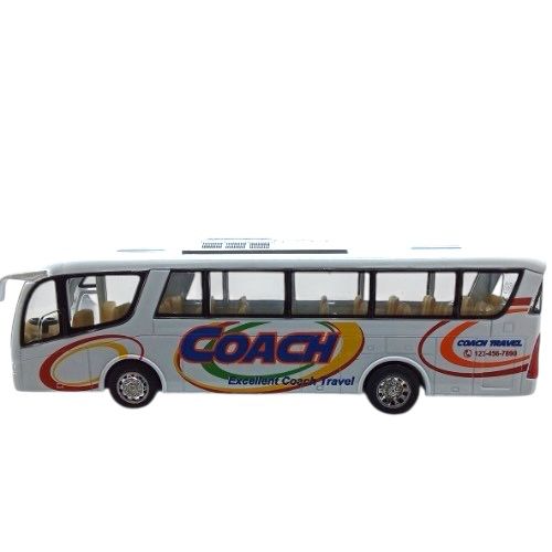 Autobuses coach blanco-Mediano