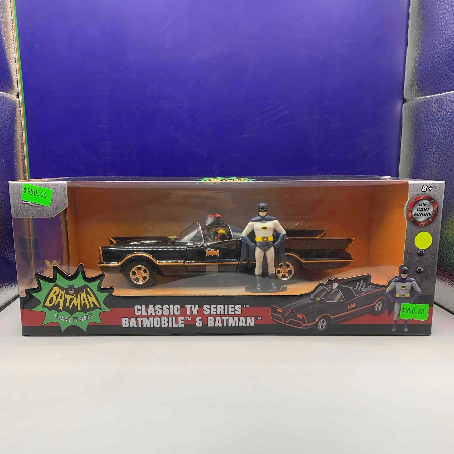 CLASSIC TV SERIES - BATMOBILE & BATMAN - Grande