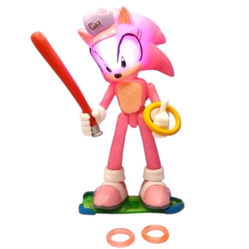Amy con patineta grande/ Sonic
