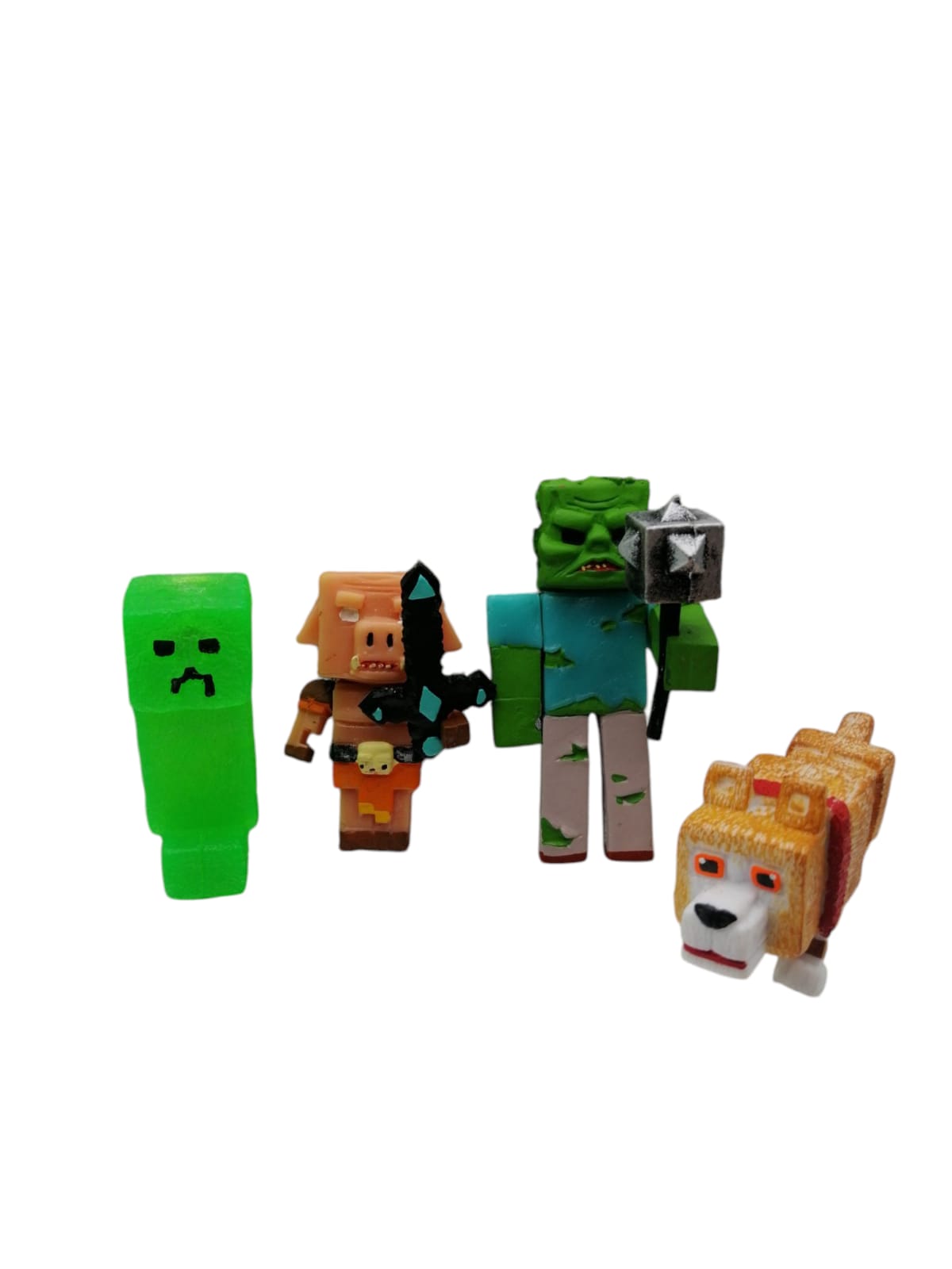 Set Minecraft Lobo 4 pz M8