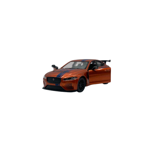 Jaguar XE Naranja con Rayas Azul - Mediano