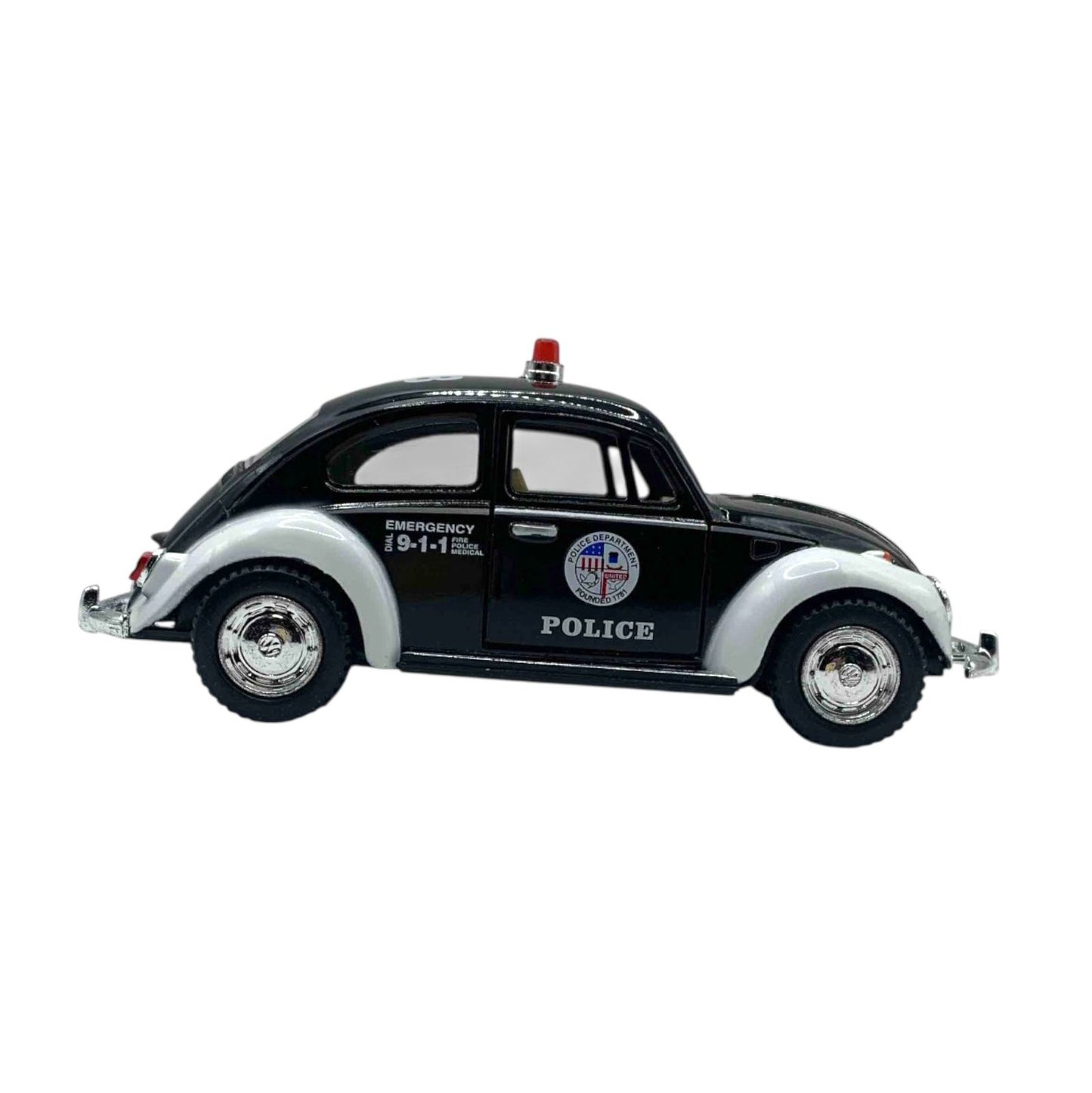 Bocho Policía Negro con Blanco - Mediano