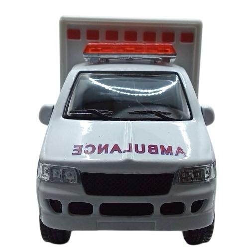 Ambulancia clasica roja -Grande