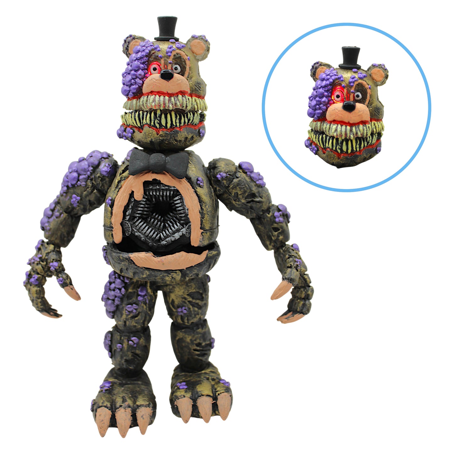 Freddy morado Twisted fino/ Five Nights at Freddys
