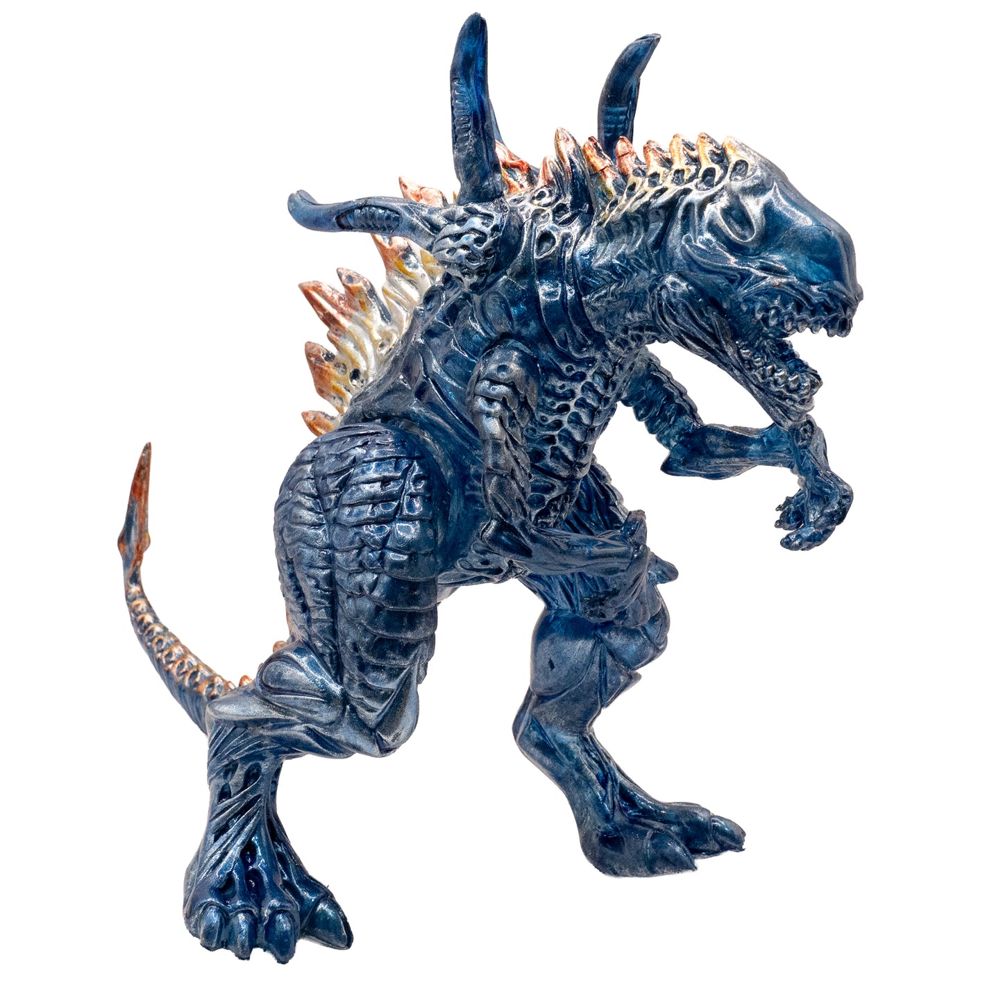 Mascota Alien azul/ Alien vs Depredador