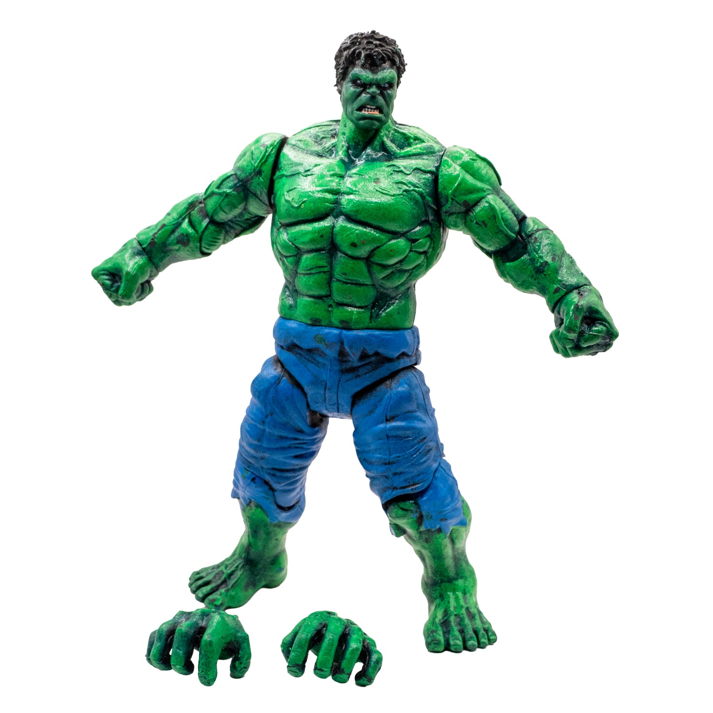 Hulk articulado c/luz y accesorios/ Marvel Héroes