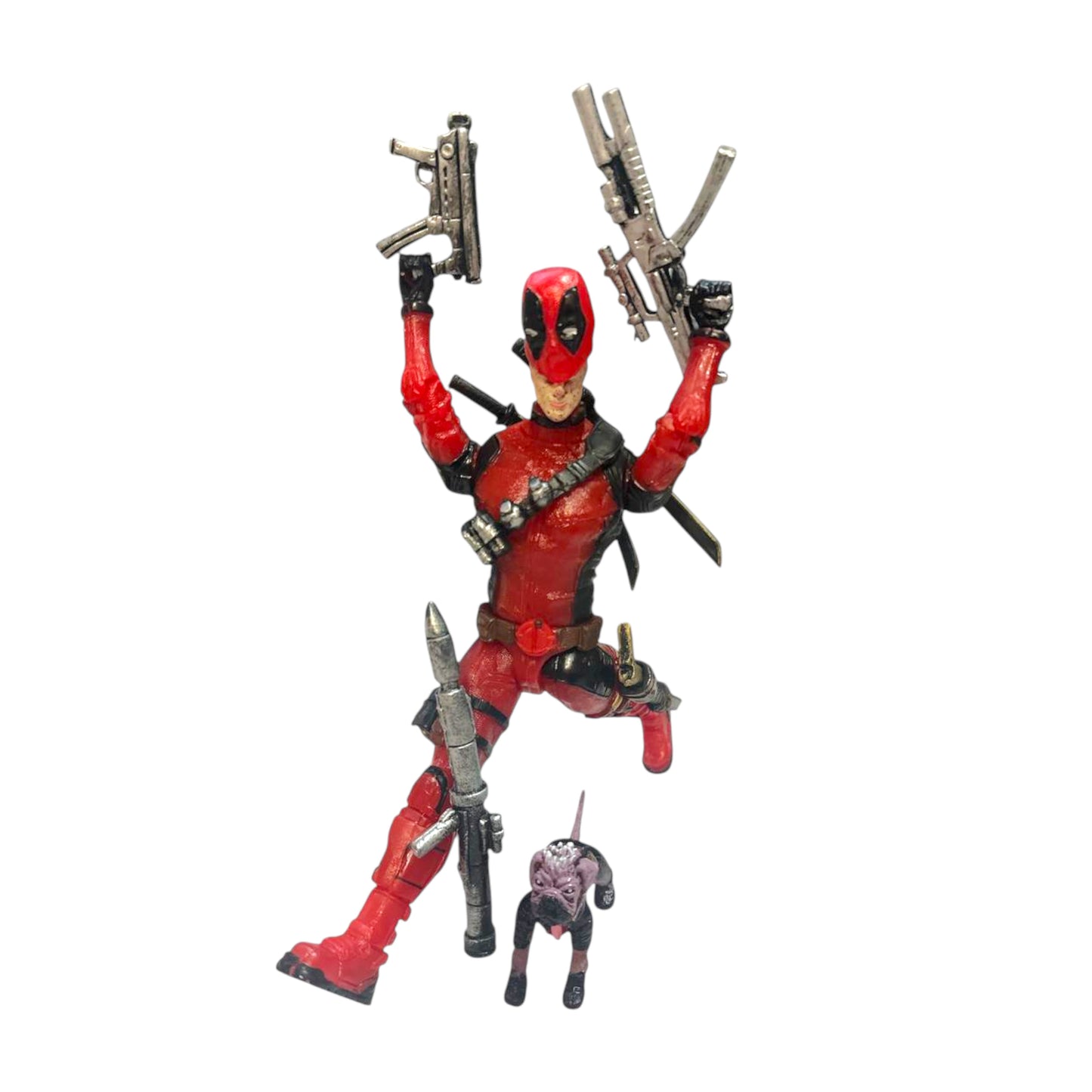 Deadpool con Dogpool artículado/ Marvel Villanos