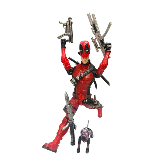 Deadpool con Dogpool artículado/ Marvel Villanos