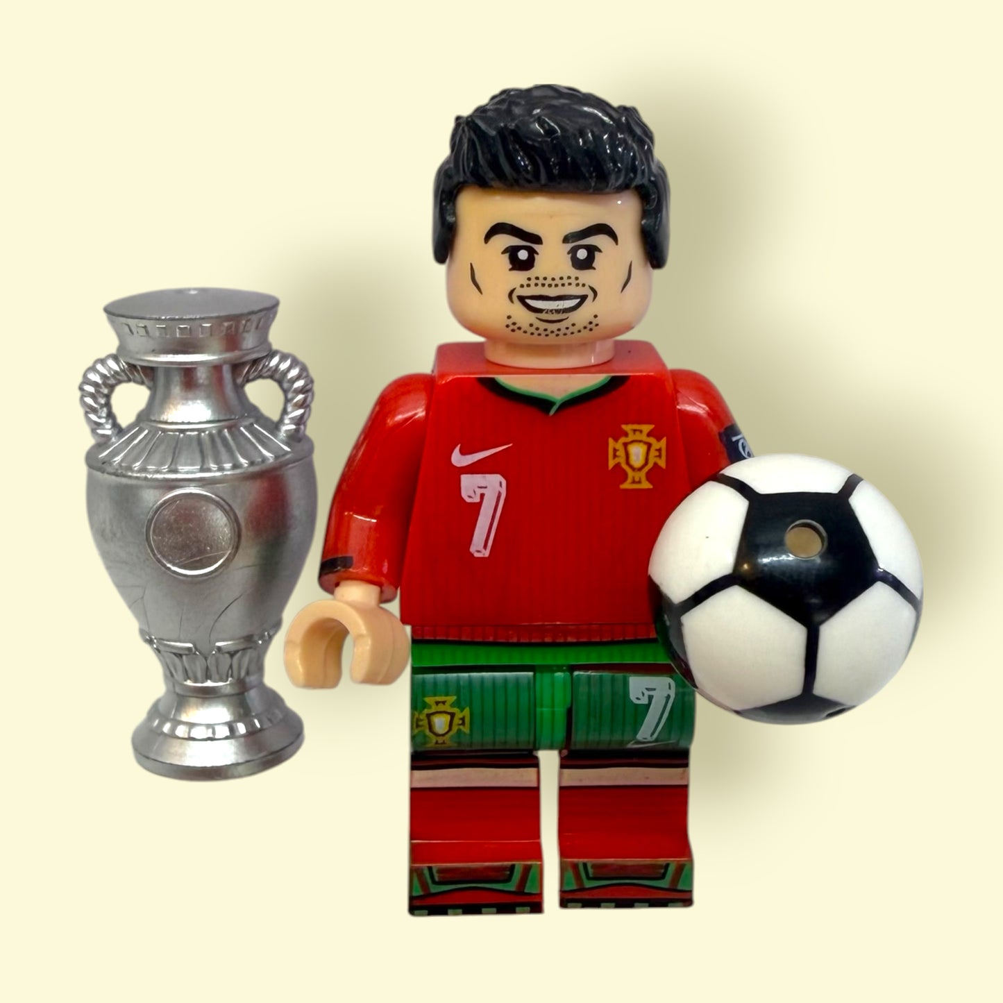 Mini figura Ronaldo jugador de futbol  (venta por pieza)