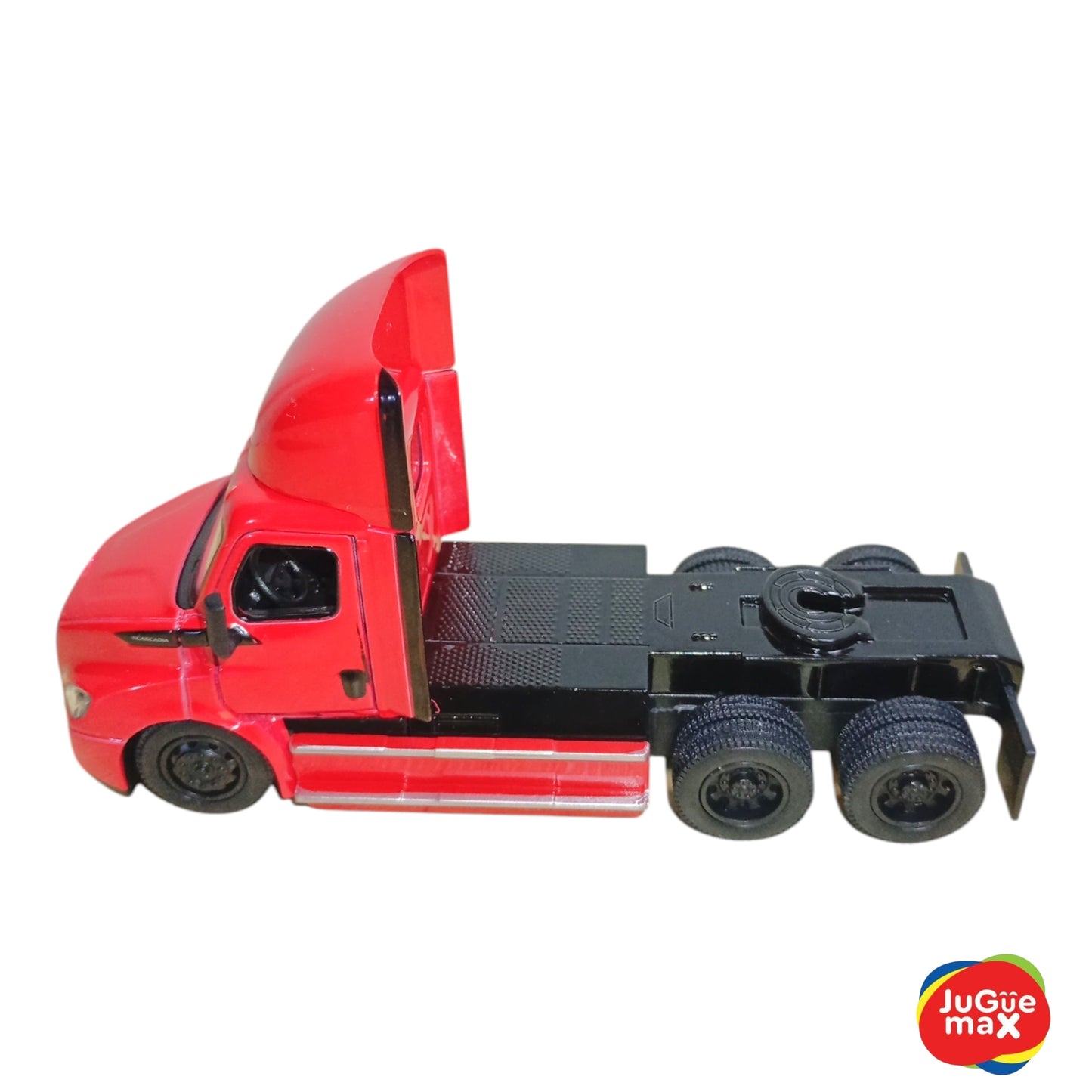Cabeza de tráiler roja