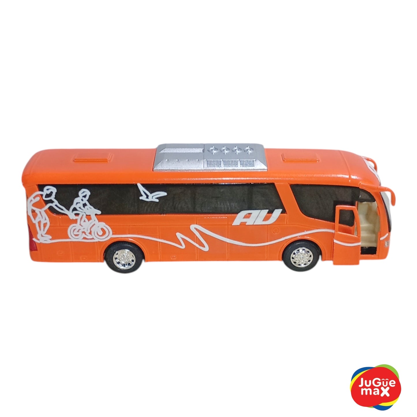 Autobuses AU naranja mediano