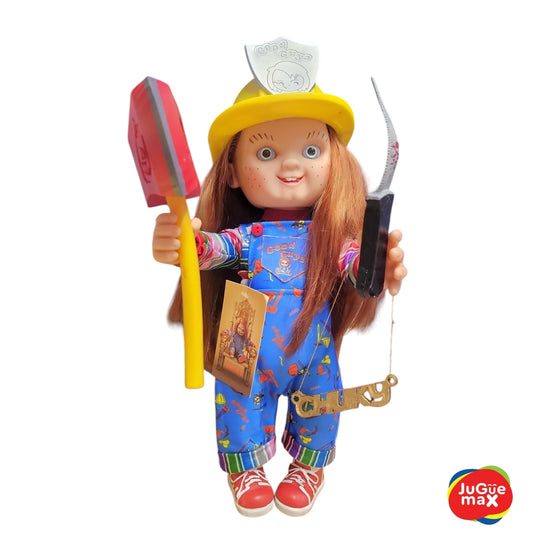 Chucky con casco/ Chucky