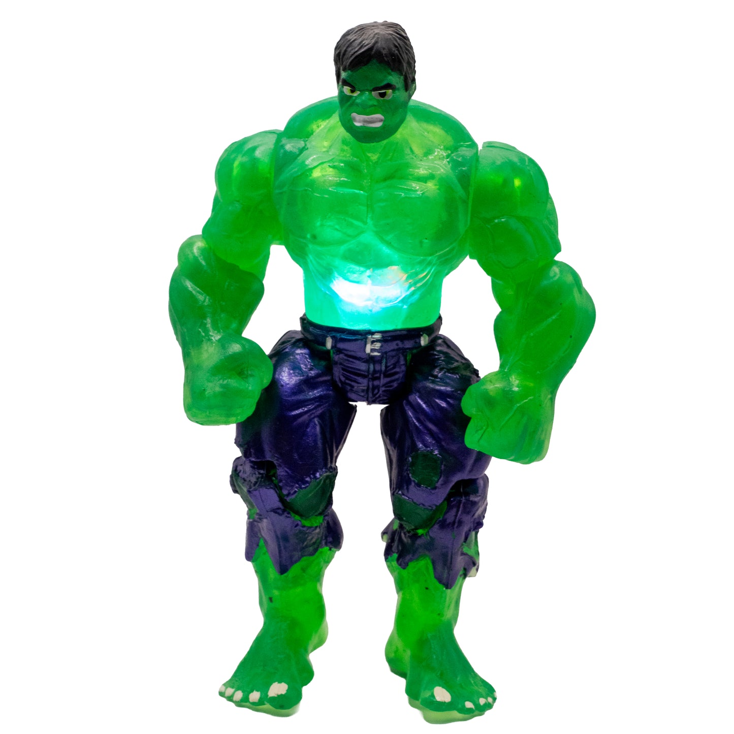 Hulk articulado mediano/ Marvel Héroes