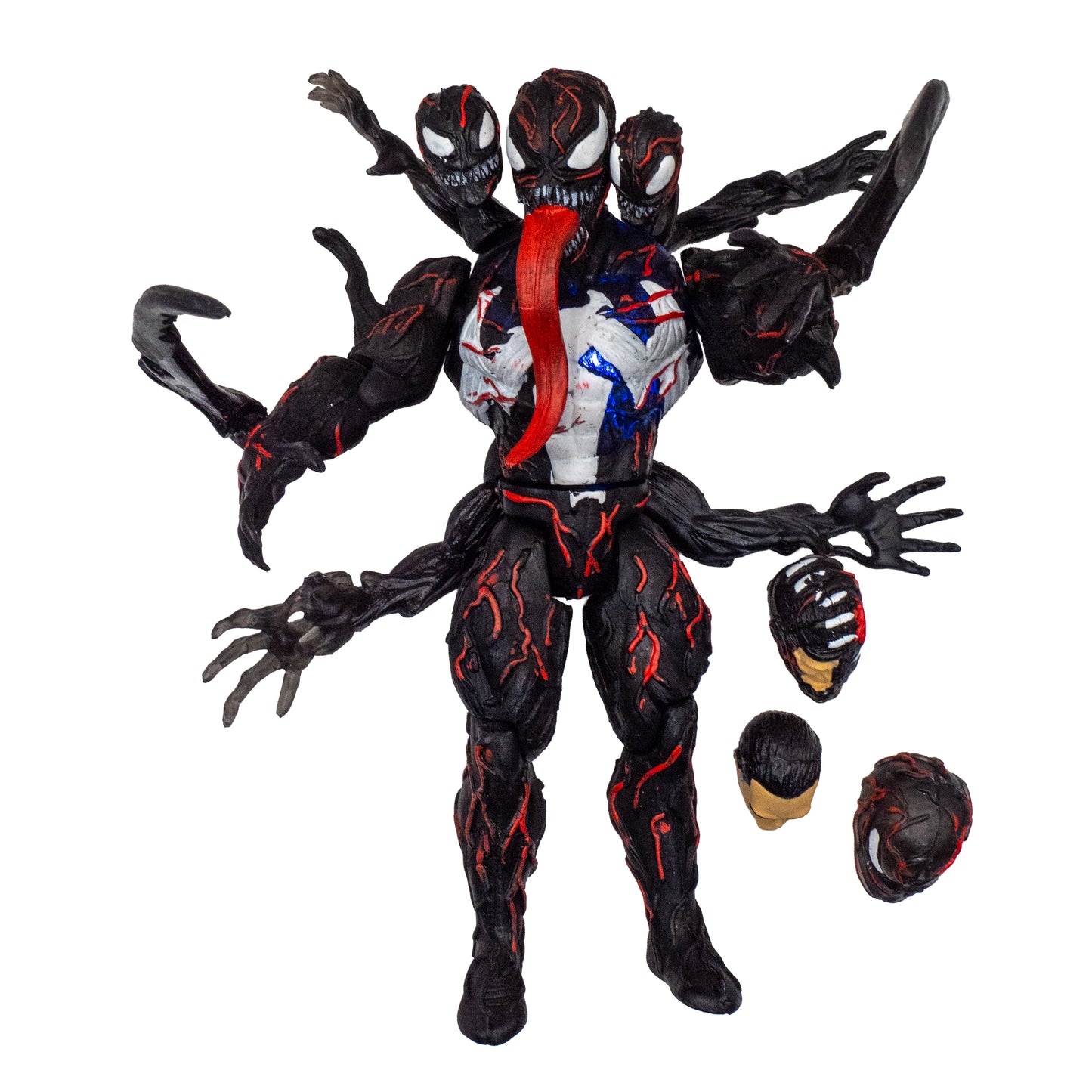 Venom cinco cabezas tentaculos/ Marvel Villanos